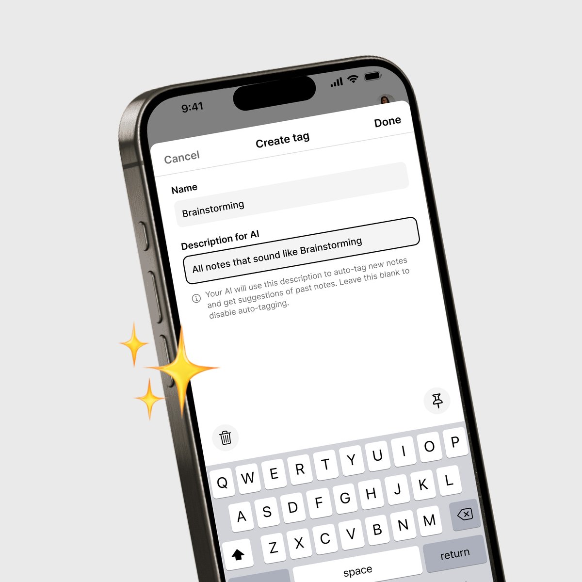 Amal (@amal_hue) on Twitter photo We're bringing Auto-Tagging to make your <a href="/voicenotesai/">Voicenotes</a> organization even smarter 🪄
✅ Tag names + descriptions = done for you
✅ Auto-applied tags, no extra effort needed We're bringing Auto-Tagging to make your <a href="/voicenotesai/">Voicenotes</a> organization even smarter 🪄
✅ Tag names + descriptions = done for you
✅ Auto-applied tags, no extra effort needed