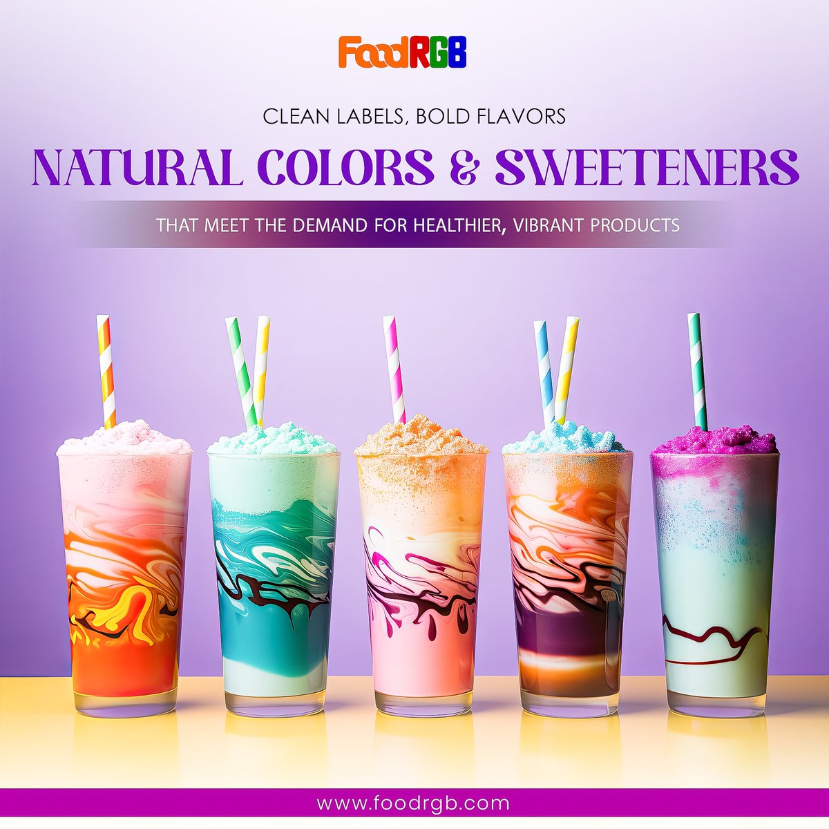 FoodRgb's tweet image. Naturally vibrant, #naturallysweet! Elevate your products with #cleanlabelingredients that deliver color and flavor without compromise. 
Ready to innovate? Let’s talk!
#FoodRGB #NaturalColors #CleanLabel #FoodInnovation #USA #USAfood