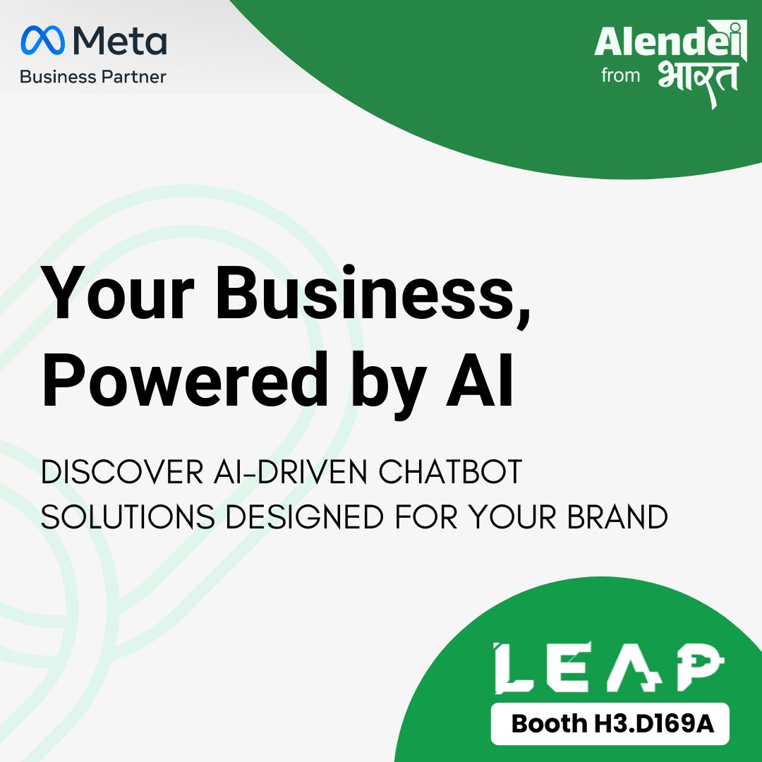 alendei_'s tweet image. Leverage Alendei’s white-label AI chatbots to expand your business and generate new revenue streams effortlessly. 🚀💡

#WhiteLabelAI #ChatbotBusiness #GrowWithAI #Alendei #Chatbot