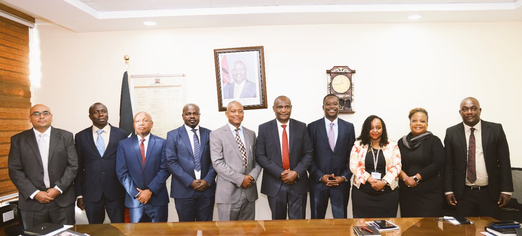 CS Hon. FCPA John Mbadi met with the board of the Nairobi International Financial Centre Authority (<a href="/NIFCAfrica/">NIFCAfrica</a>) earlier today, led by Chairman Mr. Michael Kamau Kamiru and CEO Mr. Daniel Mainda. 

The board briefed him on the launch of NIFCA’s strategic plan and the