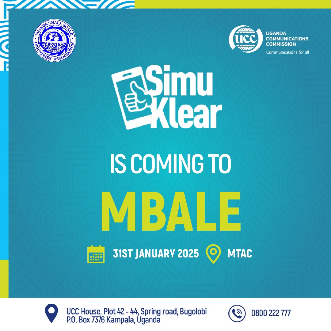 ConsumerUCC's tweet image. Mbale and Hoima, here we come. Let's join hands in the fight against illegitimate phones. #Mbale #Hoima #SIMUKLEAR #FIGHTAGAINSTFAKEPHONES
#AnInclusiveDigitalEconomy 

@bbossa @UCC_Official