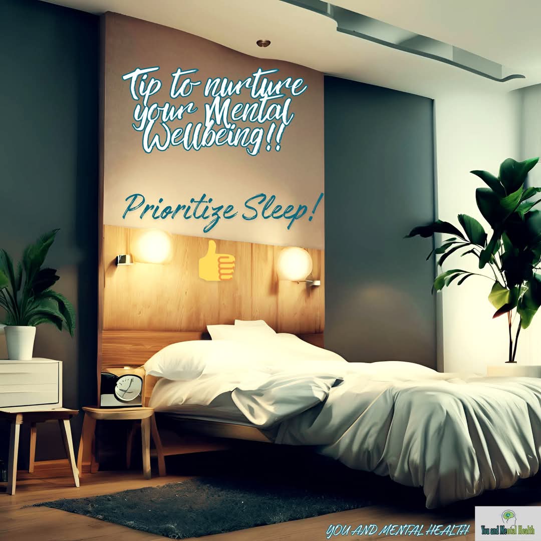 #MentalHealthAwareness
#Psychology
#Mentalwellbeing 
#Mentalhealth

Maintaining good mental health is essential for leading a fulfilling and balanced life! 🙂 
DO YOU AGREE?

Here's a tip to help you prioritize mental health in your daily life!! 👍 

You can add more tips👍 👍