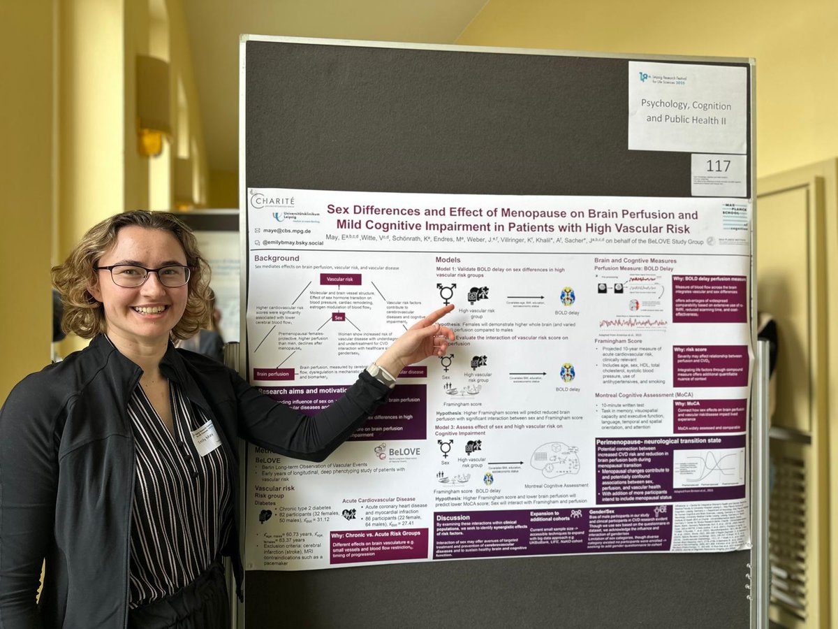 CognNeuroend's tweet image. At yesterday's 18th Leipzig Research Festival for Life Sciences, our 3 doctoral candidates Emily, Kim, and Livia had the chance to share their current research projects & emphasize the need for research on sex, hormones & female (🧠) health. ☀️❤️