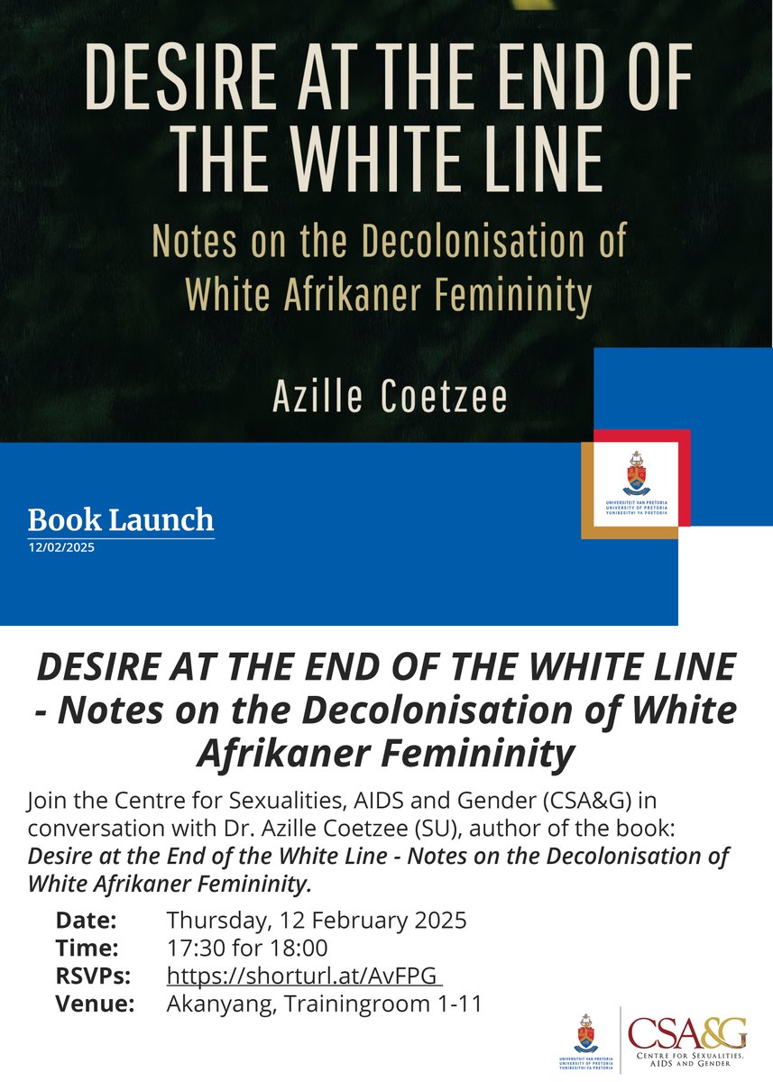 Centre for Sexualities AIDS and Gender (CSA&G) tweet media