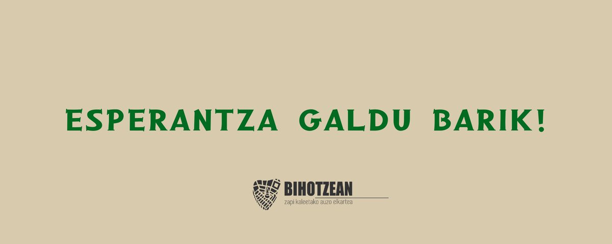 Auzokideok kalitatezko zerbitzu publikoak merezi ditugu. Aisialdirako eta formakuntzarako instalazio estaliak behar ditugu. Alde Zaharreko auzokideok errespetua merezi dugu. Gaur berriro ere barre egin digute, baina gurea dena eskatzen jarraituko dugu, ESPERATZA GALDU BARIK.