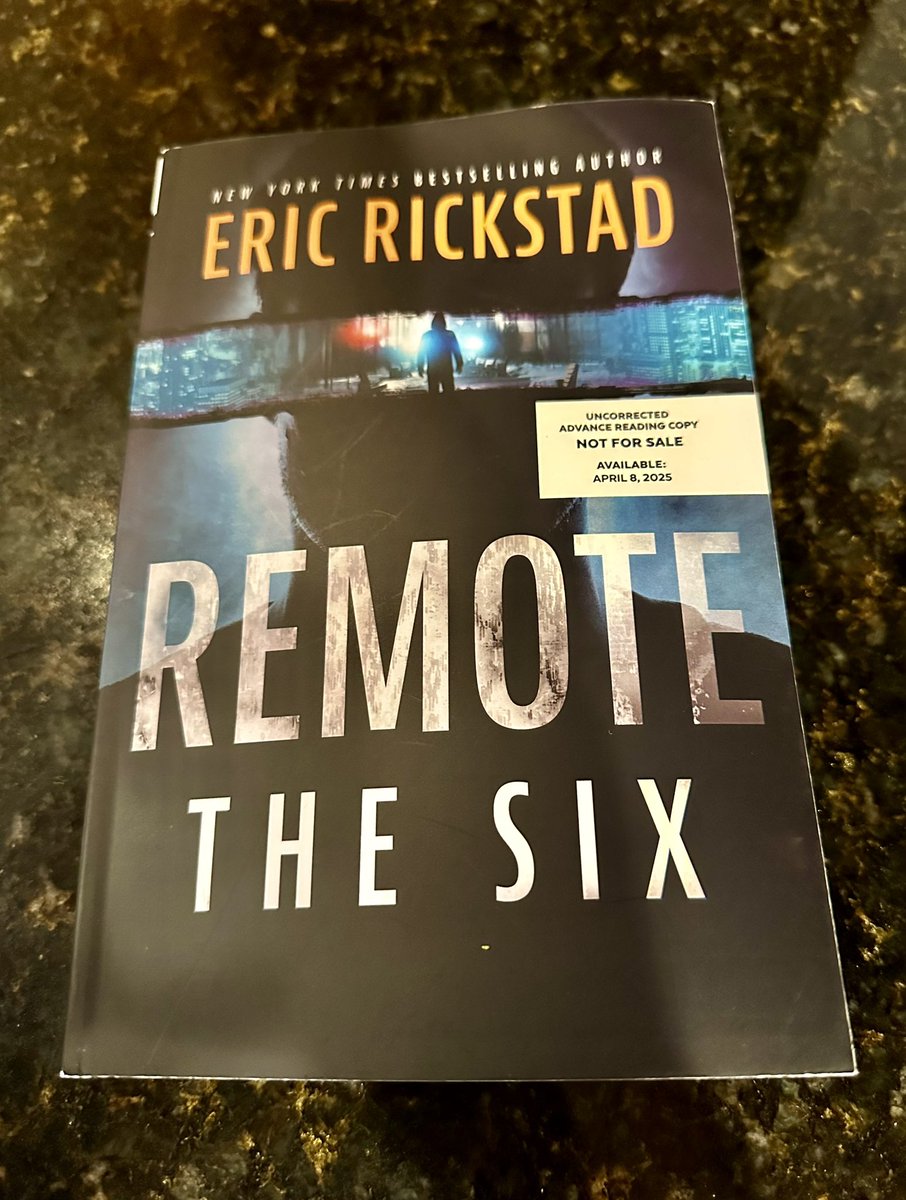 Carol Ann Tack (@carolanntack) on Twitter photo My #fridayreads is the terrifying REMOTE: THE SIX by <a href="/ericrickstad/">Eric Rickstad</a>.
Keep the lights on, folks. Keep the dang lights on.
<a href="/BlackstoneAudio/">Blackstone Publishing</a>
On shelves 4/8/25 My #fridayreads is the terrifying REMOTE: THE SIX by <a href="/ericrickstad/">Eric Rickstad</a>.
Keep the lights on, folks. Keep the dang lights on.
<a href="/BlackstoneAudio/">Blackstone Publishing</a>
On shelves 4/8/25