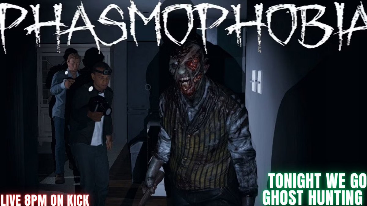 MrScotsManFB's tweet photo. phasmophobia with the mods 

live on kick at 8PM uk time 

come swing by https://t.co/qIchTrJezI