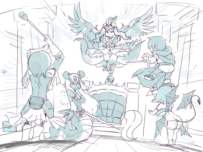 #今月描いた絵を晒そう ニ度の右手の手術で生産量激渋マンス 