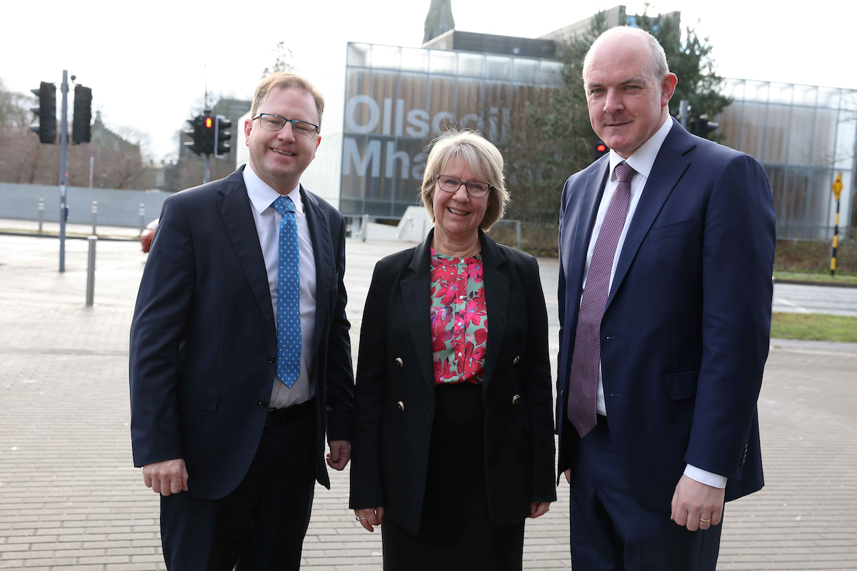 Maynooth University (@maynoothuni) on Twitter photo Maynooth University welcomed Minister James Lawless TD <a href="/lawlessj/">James Lawless</a> & Sec Gen Colm O'Reardon alongside the staff of <a href="/DeptofFHed/">Department of Further and Higher Education</a> to campus this week where MU President Professor Leinonen addressed the Department's All Staff meeting on the theme of Social Cohesion. Maynooth University welcomed Minister James Lawless TD <a href="/lawlessj/">James Lawless</a> & Sec Gen Colm O'Reardon alongside the staff of <a href="/DeptofFHed/">Department of Further and Higher Education</a> to campus this week where MU President Professor Leinonen addressed the Department's All Staff meeting on the theme of Social Cohesion.