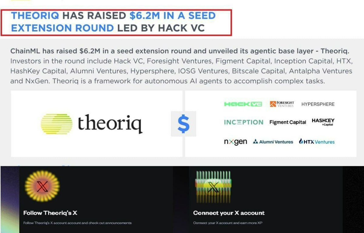 ArafatFerdous3's tweet photo. ▪️THEORIQ Airdrop. 
💰Funding - $6.2M.

🔗 Join Link - https://t.co/y0PdiGkXif

➡️ Connect Wallet &amp; Twitter.
➡️ Complete All Tasks. 
✅ Done.

⭕ Desktop Mode অন করে কাজ
করবেন।। https://t.co/8mIQYhCp65