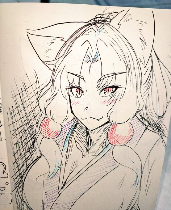 今日のアナログ落書き
(ΦωΦ) 