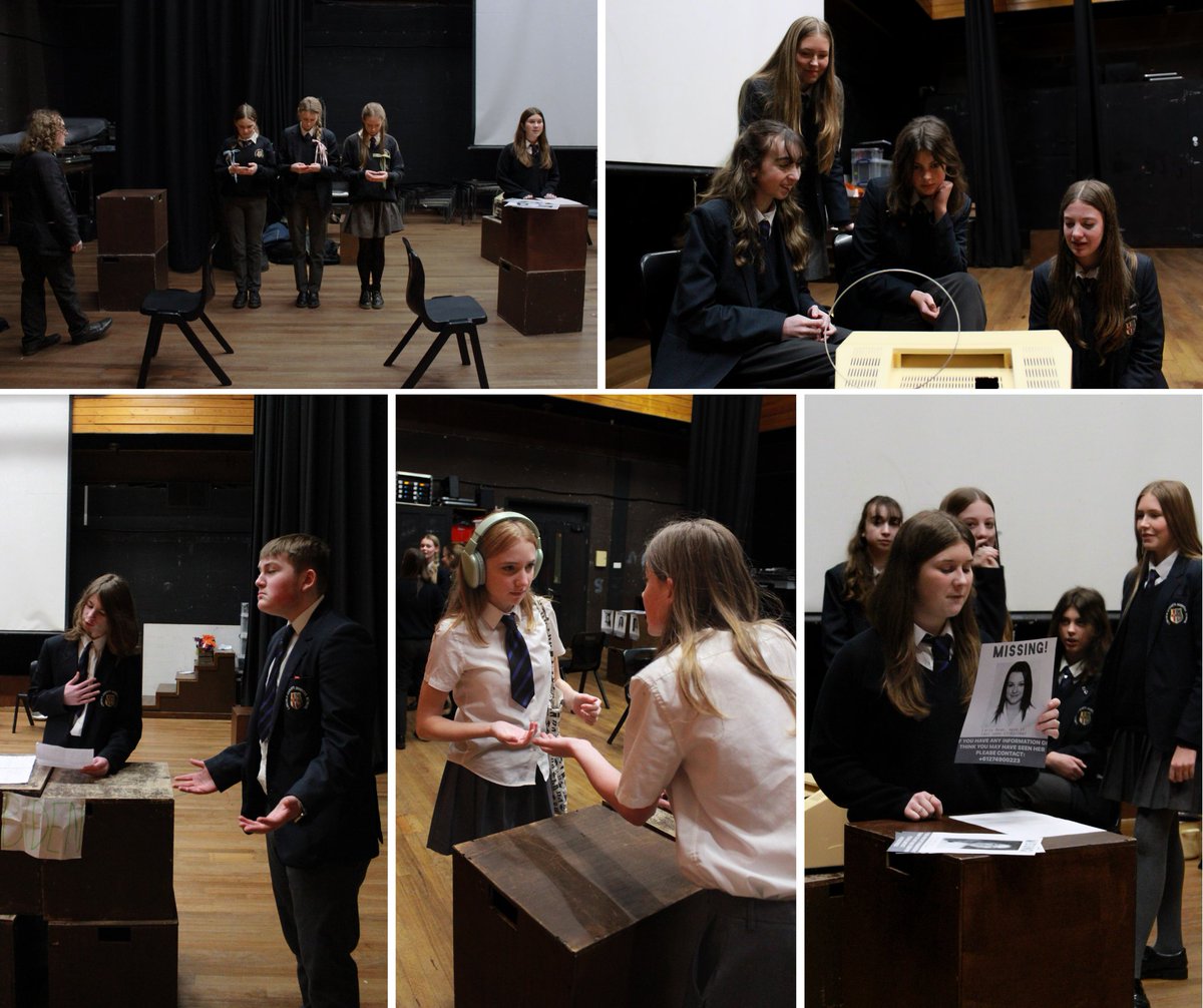 Throughout their classes this week, Year 10 GCSE Drama students have started their devising process for their practical assessment using the stimulus of ‘Misinformation’ using the theatre company The Paper Birds as influence. #GCSE #GCSEdrama