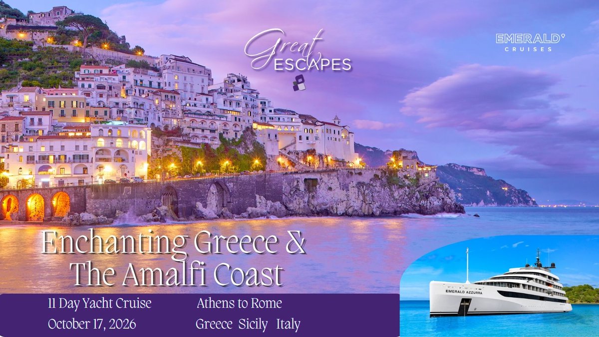 greatescapessg's tweet image. A One-Time Opportunity
With limited suites available and incredible demand, this is your opportunity to secure a place on an unforgettable journey from Athens to Rome. Don’t wait—elevate your travel experience today. 🌟🚤 #ExclusiveExperience #LuxuryDefined #AthensToRome