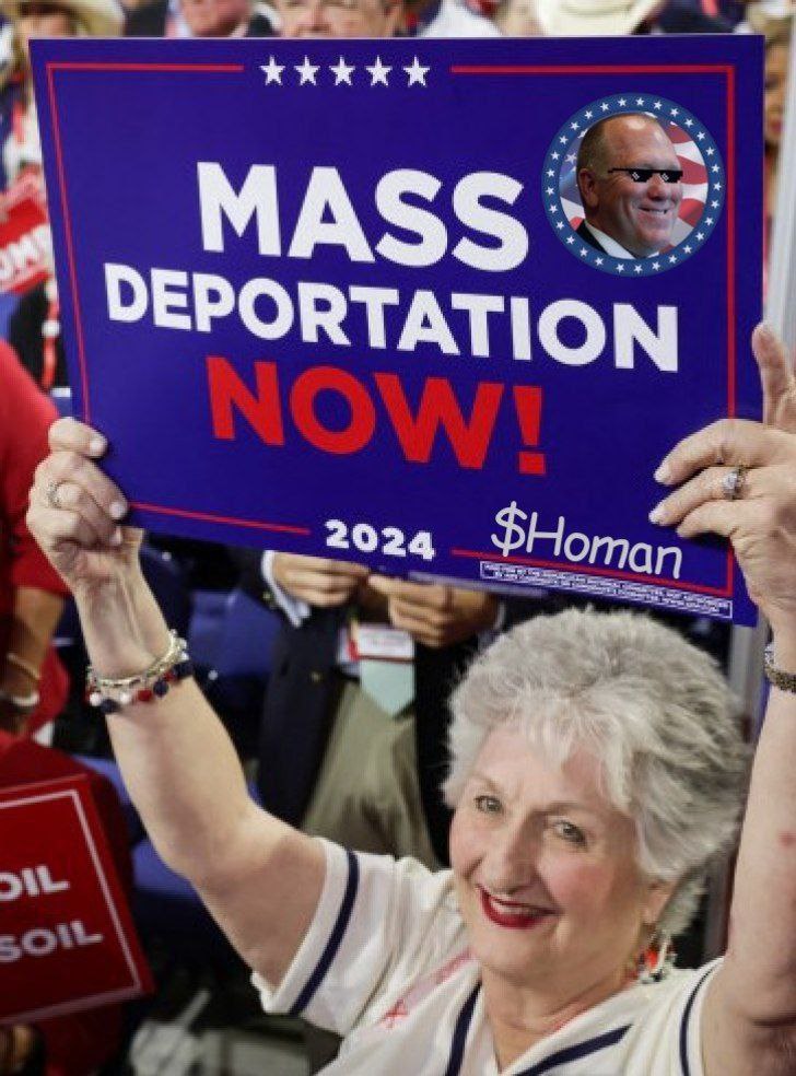 Alialthaaf2's tweet photo. @cryptogems555 $HOMAN COMING WITH FULL FORCE 

Mass deportation.    💥💥💥
Mass burning 💥💥💥
Mass earning 🤑🤑🤑🤑

Diamond hands holding  ... 

💼 CA: 9Ss9bvb6ETctNJz1UMCQjCbsk2fgHqw85nQUrbF2meme https://t.co/RZAn1QvWcr