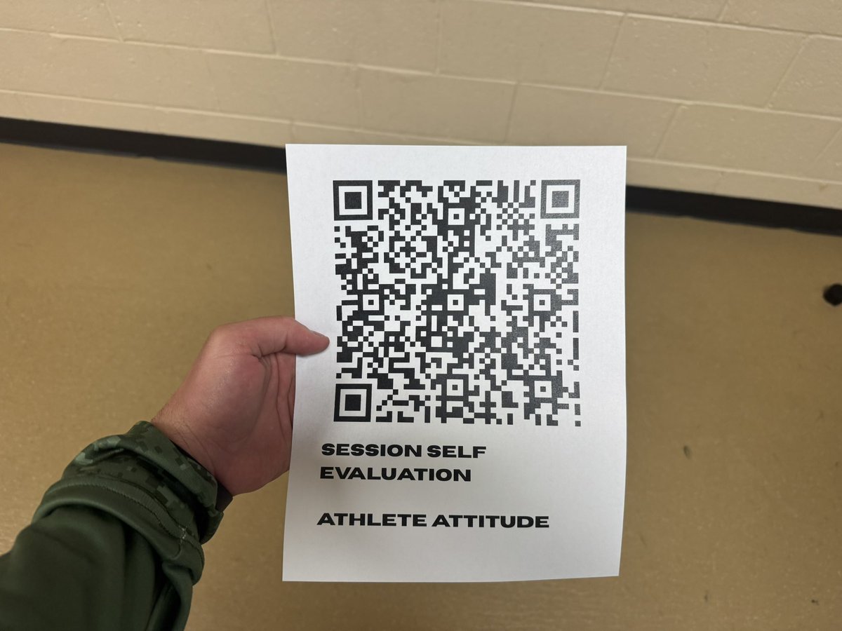 coachseay_cscs's tweet image. New addition to the Athlete Attitude Rubric

Post Session Self-Evaluation.

Questions asked:

Were you______ in attendance, effort, discipline, and leadership?

☑️Compelled
☑️Committed
☑️Compliant
☑️Reluctant
☑️Resistant

Does Coach agree with your answers?
☑️Yes
☑️No