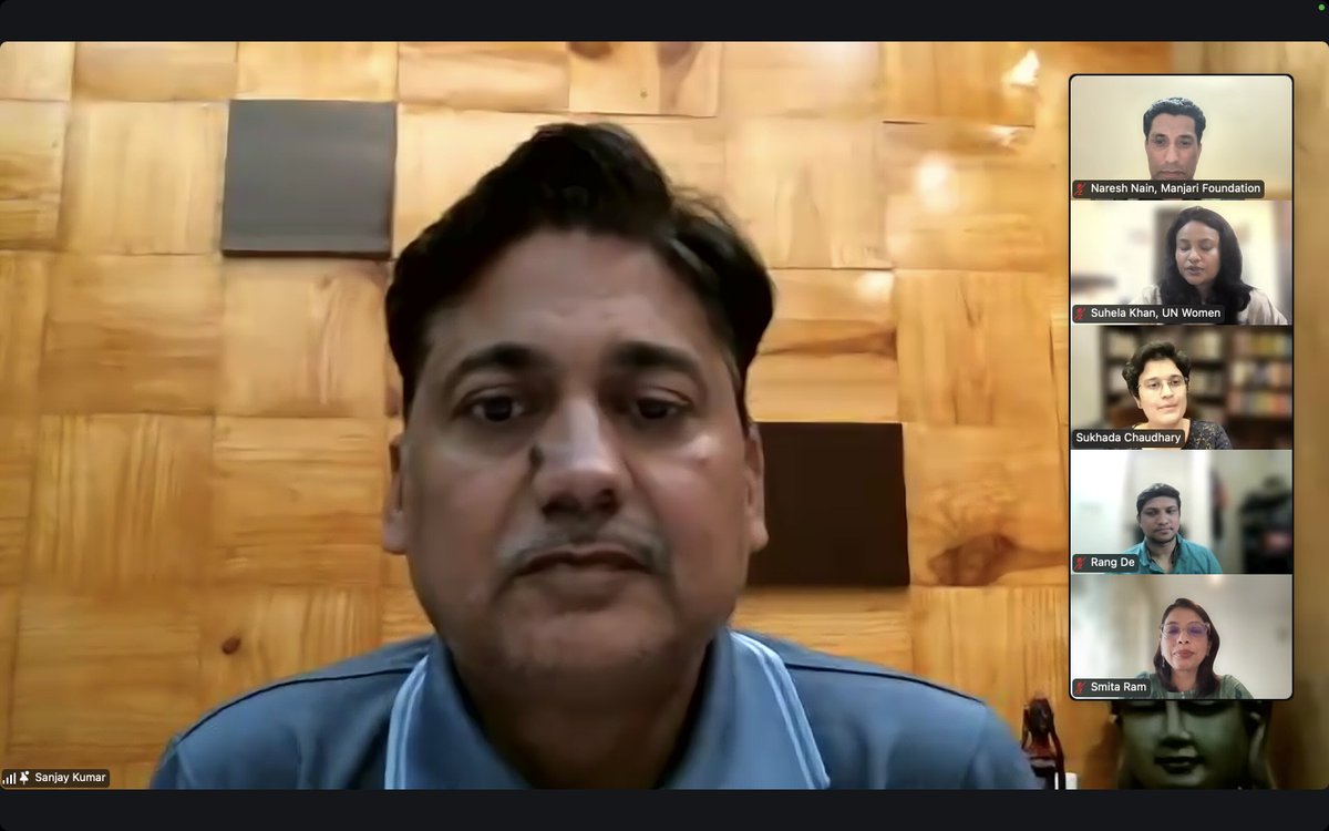 <a href="/aesanjay/">Sanjay.K</a> deliberated limited asset ownership,  funding, societal norms, lack of digital access, market linkages &amp; business training. Empowerment needs support and inclusion! #WomenEntrepreneurs #ManjariFoundation
#WomenEmpowerment #WomenLedDevelopment <a href="/unwomenindia/">UN Women India</a> <a href="/WeAreRangDe/">Rang De</a>