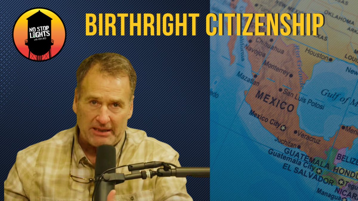 NoStoplightsPod's tweet photo. What is birthright citizenship?

Why is it bad for the US?

And what is @realDonaldTrump doing about it?

.@KardSC takes a deep dive in our latest episode.

▶️ https://t.co/IdIqHNoTpU https://t.co/uPJjkxtt02