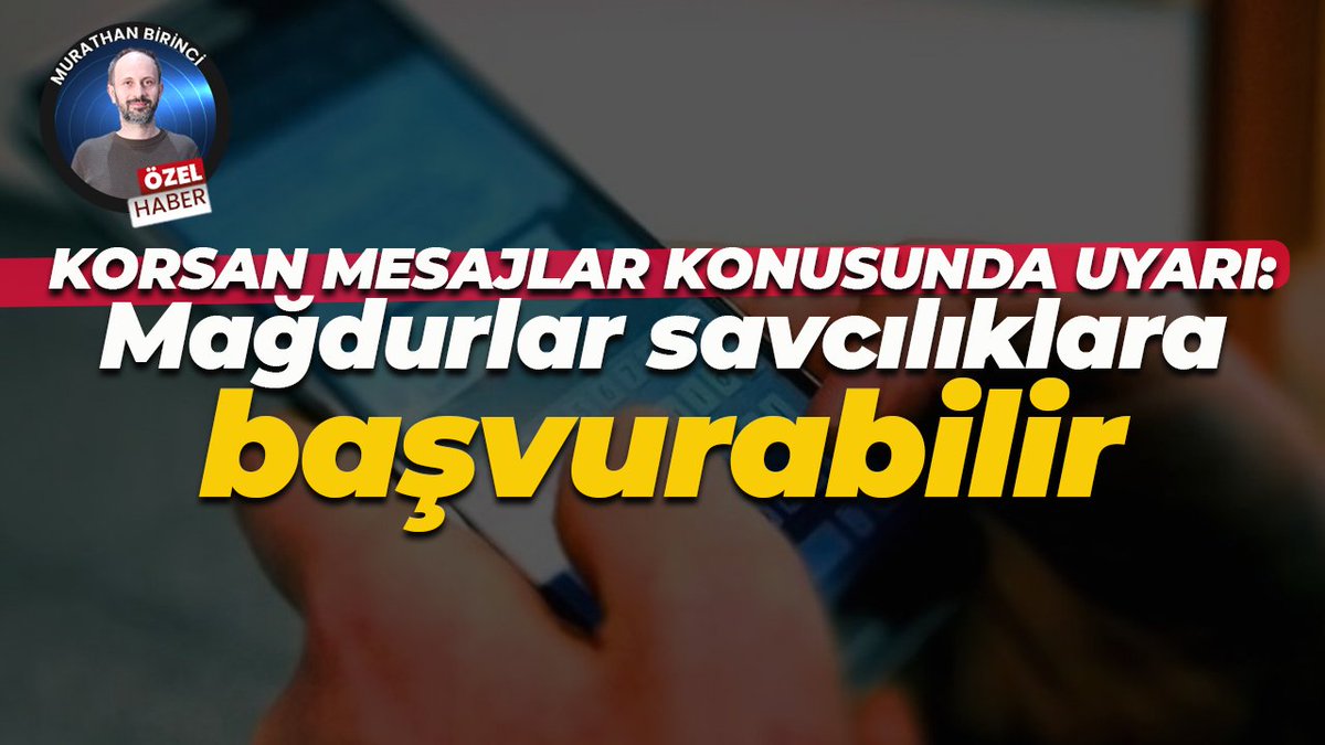 Avukat Mehmet Kırılmaz korsan mesajlar konusunda uyardı: Mağdurlar savcılıklara başvurabilir noktagazetesi.com.tr/kocaeli-gundem… #korsanmesaj #tuzakmesaj #mehmetkırılmaz