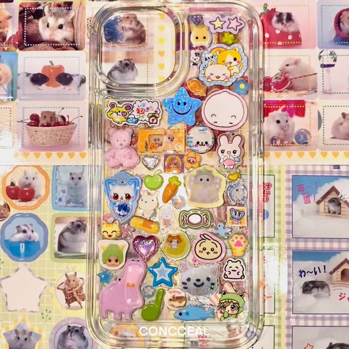 concceal's tweet photo. 1st case design of 2025🔆💙

Iphone 15 test drive that I’ll have as ready stock… ini no resin layer yaa but don’t worry v2 case sekarang 3d sticker nya di lem to the case + everything is still sealed!! I’ll announce more info soon waaa~ https://t.co/TSQ2knaiBD