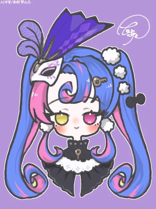 誕生日イラスト描く時間が取れなかったので過去絵ですが! お誕生日おめでとうロココちゃん〜 Wuthering Waves/Roccia 洛可可 #WuWaFanart #鳴潮ファンアート