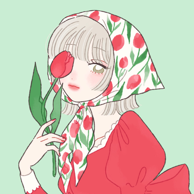 「#みんなのチューリップ作品が見たい 」|たなか@新作イラスト集のイラスト