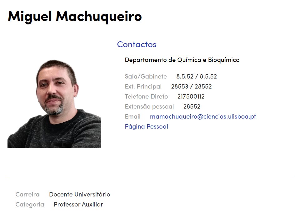 Computational BiopHysics Lab (@machuqueirolab) on Twitter photo 🥳 Great news!
Recently, our PI <a href="/MiguelMachuque1/">Miguel Machuqueiro</a> started his new position as Assistant Professor at <a href="/cienciasulisboa/">CIÊNCIAS ULisboa</a> !
Congratulations on the well-deserved opportunity, and good luck on this next step in your career! 👏 🥳 Great news!
Recently, our PI <a href="/MiguelMachuque1/">Miguel Machuqueiro</a> started his new position as Assistant Professor at <a href="/cienciasulisboa/">CIÊNCIAS ULisboa</a> !
Congratulations on the well-deserved opportunity, and good luck on this next step in your career! 👏