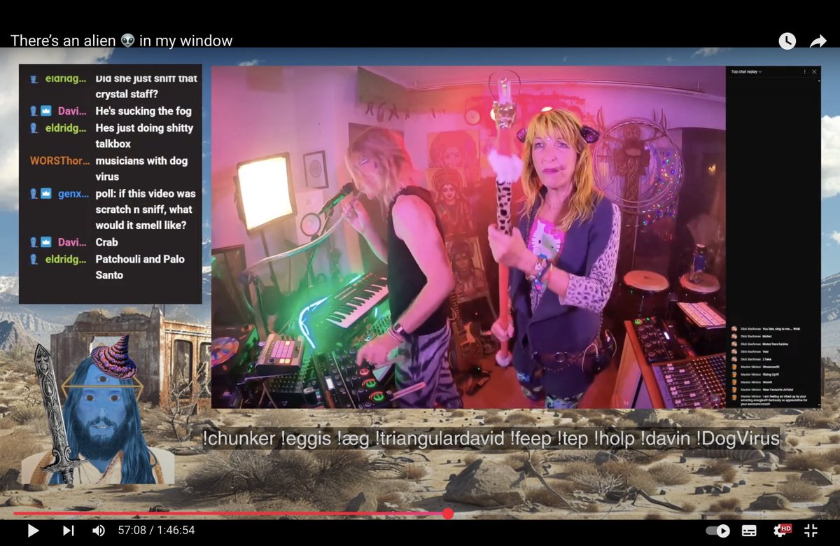 “Did she just sniff that crystal staff?”