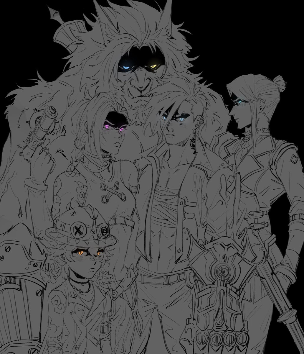 Family. 
#Jinx #Vi #Caitlyn #Warwick #Isha