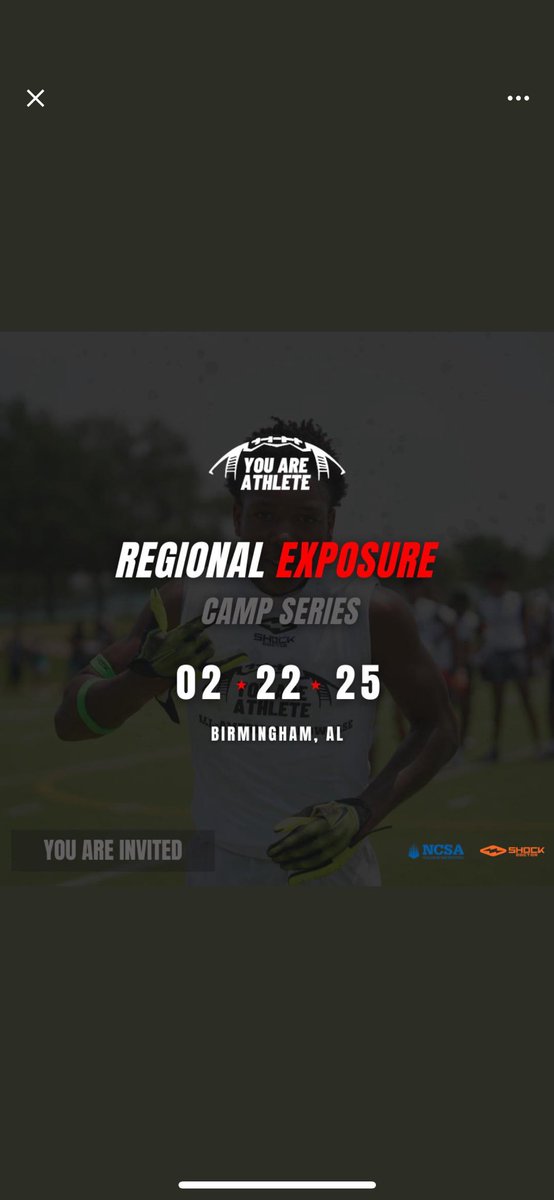 Thank you for the invite <a href="/youareathlete/">You Are Athlete</a> <a href="/NACougarFB/">Northview Football - Kodak, TN</a>