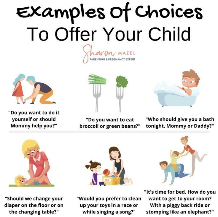 parentplus901's tweet image. Part of positive parenting includes offering some choices to your little one. Here are some examples of choices you could offer. 
#positiveparenting #901parent #memphisparent