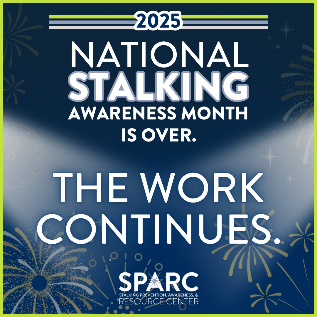 harborhousefl's tweet image. Even though National Stalking Awareness Month is over, the work is not done! Keep the conversation going by using SPARC’s resources to help you elevate the dialogue on stalking year-round! 

#NSAM2025 #KnowItNameItStopIt