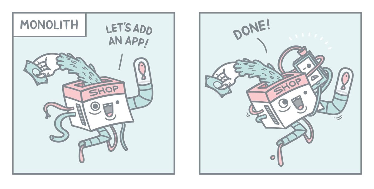 Monolith vs. Headless 2025: It's still easier to go headless ;-)
crystallize.com/comics/monolit…
#webcomics #comics #FridayVibes