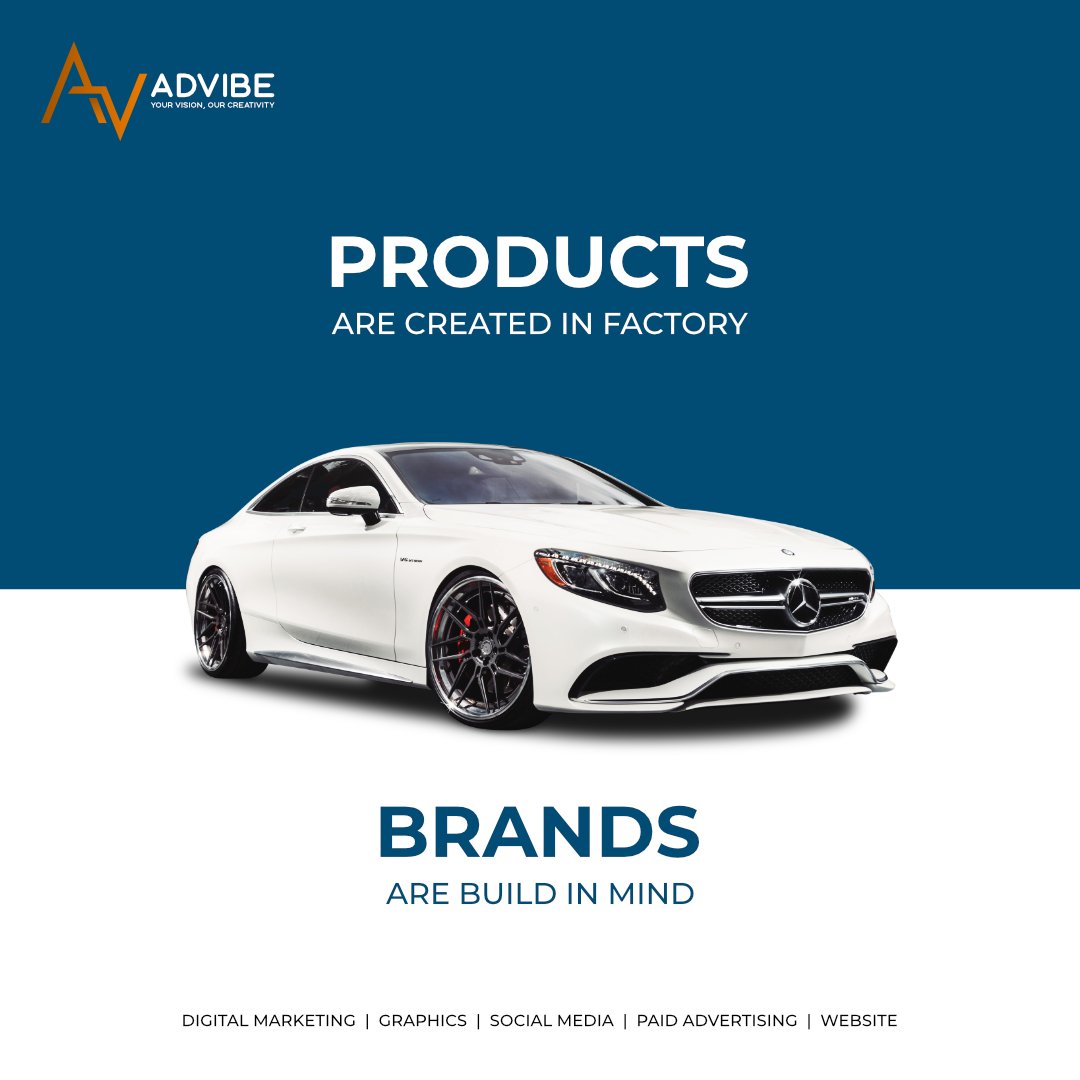 officialadvibe's tweet photo. Products are created in the factory, But brands are built in the mind!
.
.
.
.
#BuildingBrands #smm #socialmediamarketing #digitalmarketing #BrandingSolutions #Advibe https://t.co/J58xmTrqWU