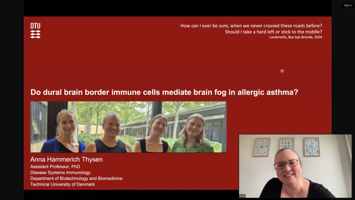Norwegian Society for Immunology (@nsimmun) on Twitter photo Thank you <a href="/anna_thysen/">Anna Hammerich Thysen ☘</a> for a really fascinating and interesting talk last week on eosinophils in the meninges!
<a href="/DFF_raad/">DK Frie Forsk.fond</a> <a href="/lundbeckfonden/">Lundbeckfonden</a>
#NSIrisingstar #asthma #eosinophils #brain #lung Thank you <a href="/anna_thysen/">Anna Hammerich Thysen ☘</a> for a really fascinating and interesting talk last week on eosinophils in the meninges!
<a href="/DFF_raad/">DK Frie Forsk.fond</a> <a href="/lundbeckfonden/">Lundbeckfonden</a>
#NSIrisingstar #asthma #eosinophils #brain #lung