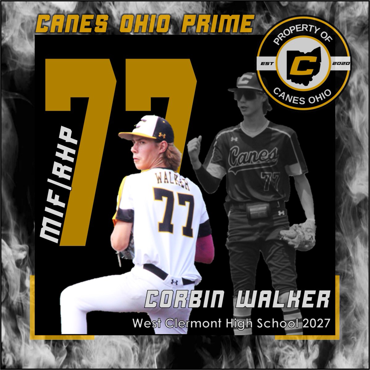 Canes Ohio Prime 2027 (@canesoh2027) on Twitter photo WEEKLY SPOTLIGHT: <a href="/corbinwalker77/">Corbin J. Walker</a> is a true leader on the field in MIF and pitching. He carries a 3.85 GPA and plays varsity at <a href="/WCW_Baseball/">West Clermont Baseball</a> WEEKLY SPOTLIGHT: <a href="/corbinwalker77/">Corbin J. Walker</a> is a true leader on the field in MIF and pitching. He carries a 3.85 GPA and plays varsity at <a href="/WCW_Baseball/">West Clermont Baseball</a>