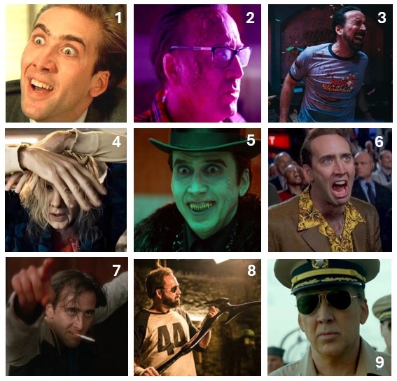 #arttrashterror countdown! With less than a week to go until the release of Chris Alexander's ART! TRASH TERROR!, which Nic Cage are you today?