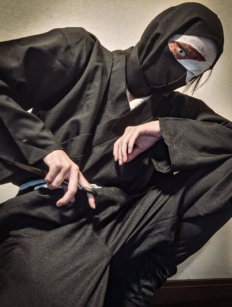 コス/忍たま 押都長烈さんと雑渡昆奈門さんでこれがやりたくてね…