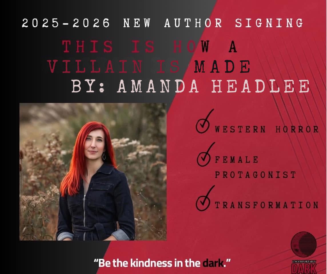 I am excited to join the Uncomfortably Dark family with my novella, This is How a Villain is Made.

What began as a short story grew into a broader narrative about discovering oneself—through an unconventional journey.

#bookannouncement #uncomfortablydarkhorror