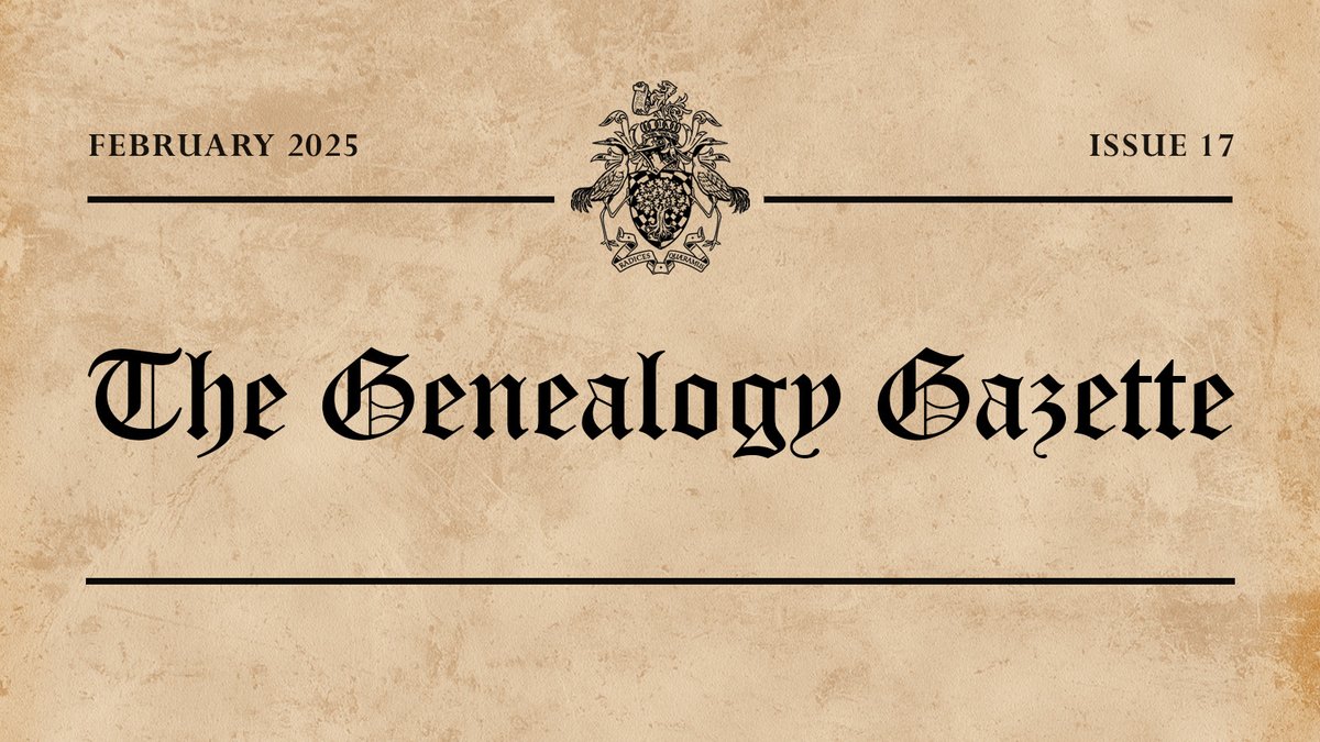 📢 The Genealogy Gazette – Feb 2025 is out! 📰  

🔎 Latest record releases  
🎤 Upcoming talks &amp; conferences  
📜 Community news &amp; expert tips  

📖 Read now: sog.org.uk/news/the-genea…  

#Genealogy #FamilyHistory #SoG