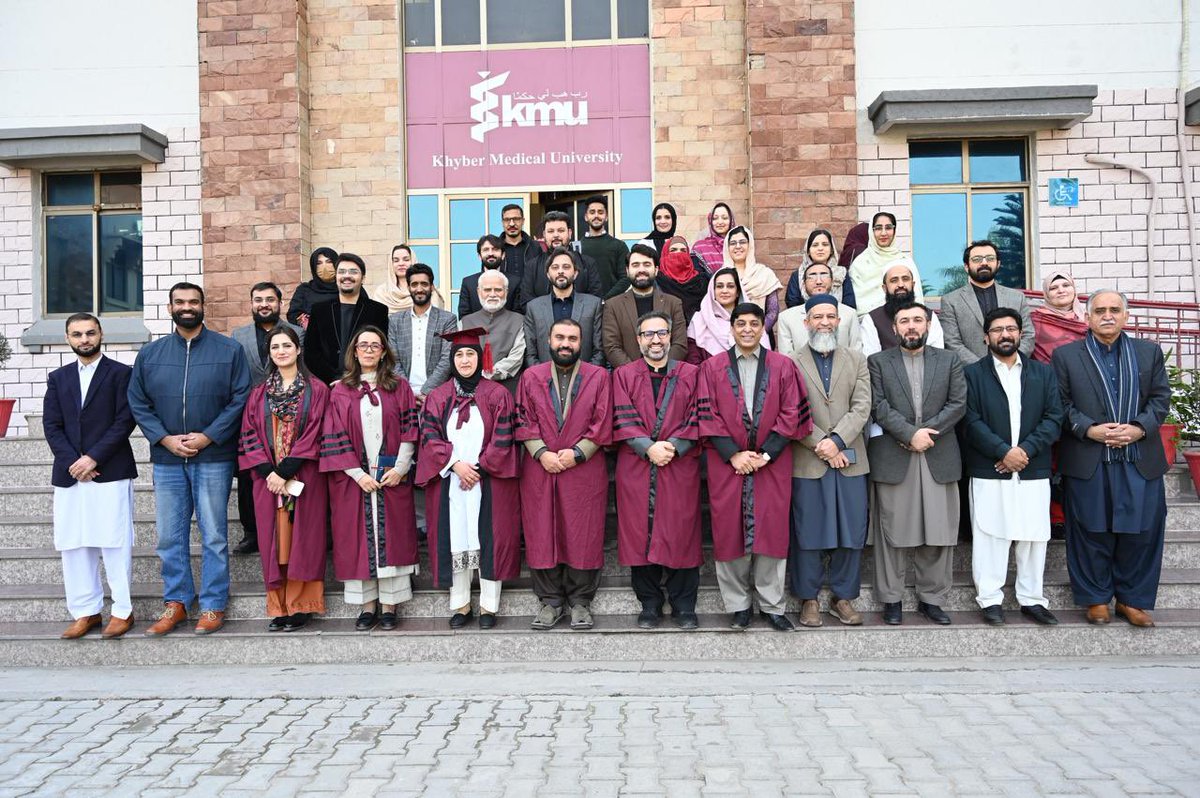 Institute of Public Health & Social Sciences _ KMU (@iphss_kmu) on Twitter photo Congratulations Dr Ayesha on successfully defending her PhD thesis.
<a href="/DrZia_ulhaq/">Prof Zia Ul Haq, VC KMU, MBBS PhD FCPS</a> <a href="/drkhalidrehman/">Khalid Rehman PhD</a> <a href="/shaistaluqmankh/">Shaista Rasool</a> <a href="/SFazid/">Dr. Sheraz Fazid, PhD Public Health</a> <a href="/ResearchKMU1/">ORIC - Khyber Medical University, Peshawar</a> <a href="/drzeeshankibria/">Dr Zeeshan Kibria</a>
#phd #phdlife #publichealth #childhealth Congratulations Dr Ayesha on successfully defending her PhD thesis.
<a href="/DrZia_ulhaq/">Prof Zia Ul Haq, VC KMU, MBBS PhD FCPS</a> <a href="/drkhalidrehman/">Khalid Rehman PhD</a> <a href="/shaistaluqmankh/">Shaista Rasool</a> <a href="/SFazid/">Dr. Sheraz Fazid, PhD Public Health</a> <a href="/ResearchKMU1/">ORIC - Khyber Medical University, Peshawar</a> <a href="/drzeeshankibria/">Dr Zeeshan Kibria</a>
#phd #phdlife #publichealth #childhealth
