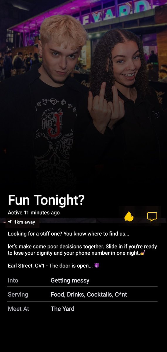 Looking for a stiff one? 👀🍆

You know where to find us tonight 😈