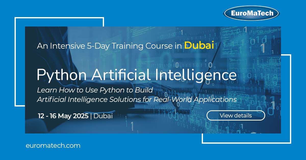 euromatech's tweet image. Python Artificial Intelligence
Enroll now!
euromatech.com/course/python-…
#pythonai #artificialintelligence #machinelearning #pythonprogramming #datascience #aiapplications #neuralnetworks #deeplearning #aitraining #techinnovation