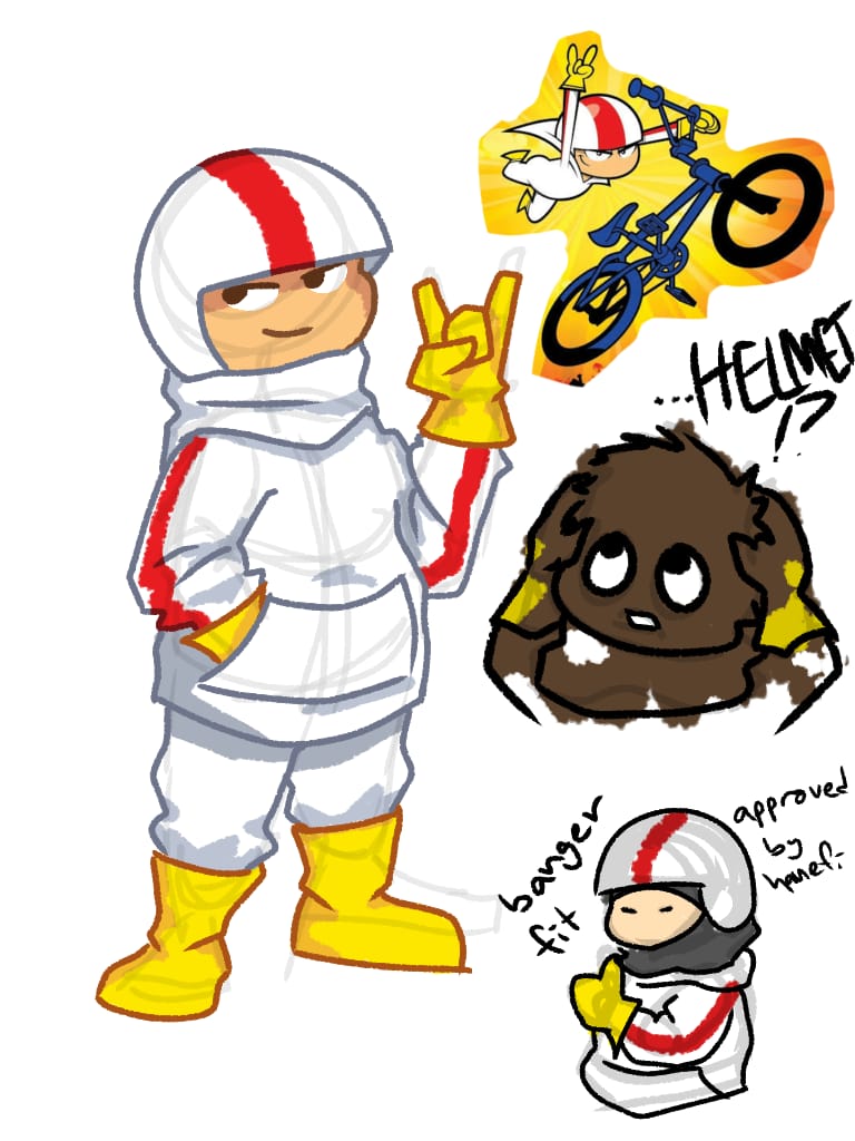 Quick Kick Buttowski doodle