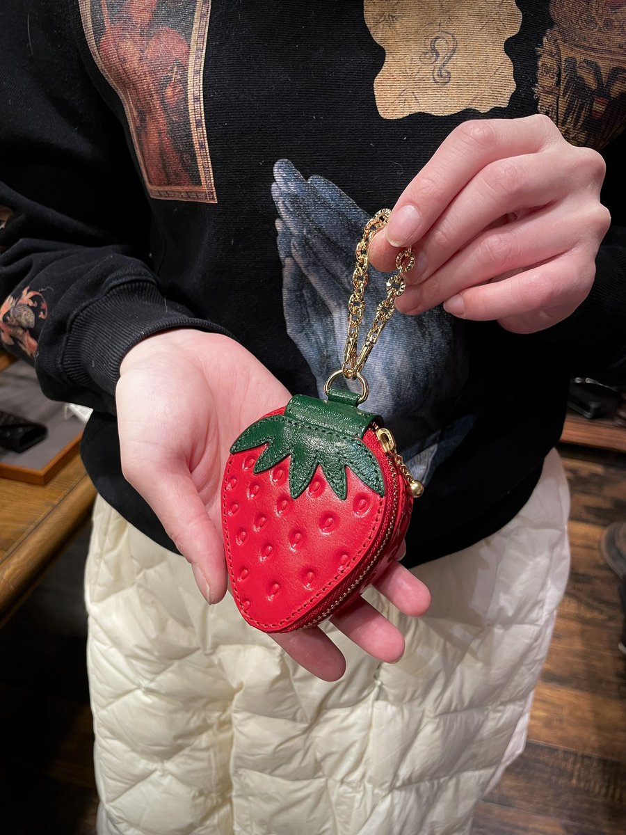 専用❤みかん♥Wボア★キッズサイズ☆ネックウォーマー❤型押しハート苺 こちらの新作🍓も阪急うめだ本店でのポップアップで販売します（2/5〜2