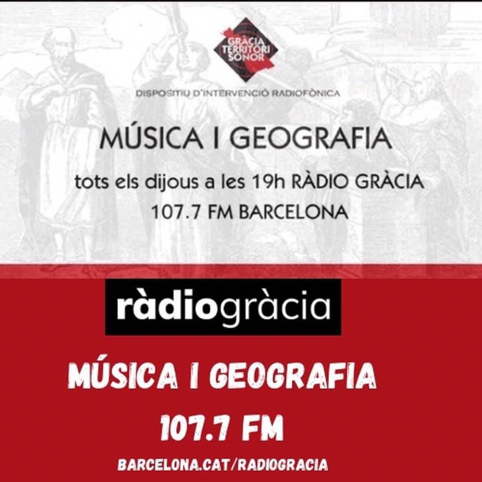 Nou episodi d'experimentació sonora a "Música i geografia" de la mà de Gràcia Territori Sonor.
Avui escoltarem "La superación del miedo" de Juan Crek, cofundador de #Macromassa amb el Víctor Nubla.

👉  No t’ho perdis: lc.cx/Z3wlum

#graciaterritorisonor #juancrek