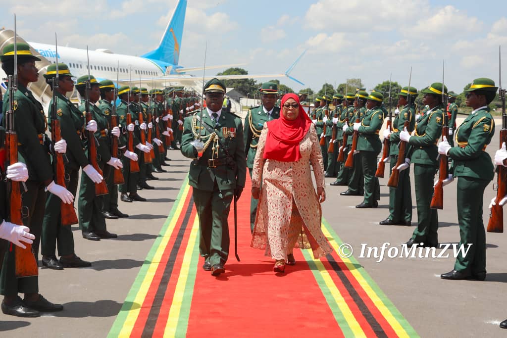 InfoMinZW's tweet photo. Dr Hassan is the Chairperson of the Organ on Politics, Defence and Security Cooperation.
She was welcomed by the Attorney General Mrs Virginia Mabhiza.
#ExtraordinarySummit https://t.co/BJVBmQSOqZ