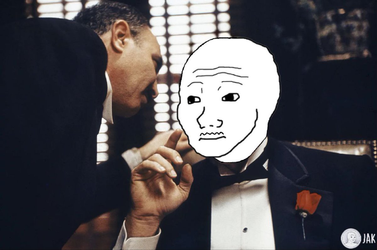 Jakcoin's tweet photo. The godfather of memes https://t.co/7ImeUVZr8x