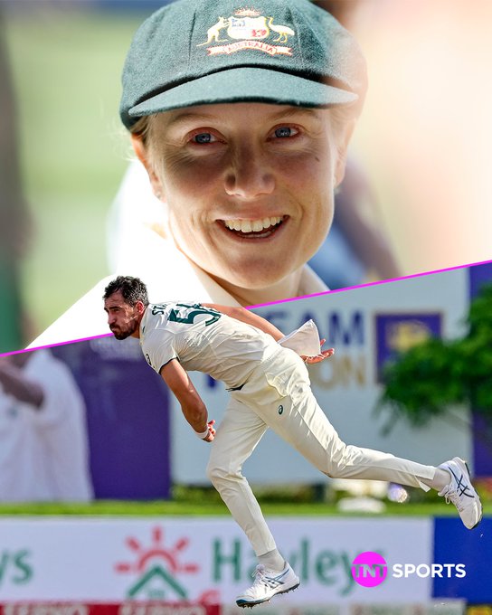 The first husband/wife duo to be playing in a Test match at the same time ❤️ 📹 Credits: Twitter/cricketontnt
