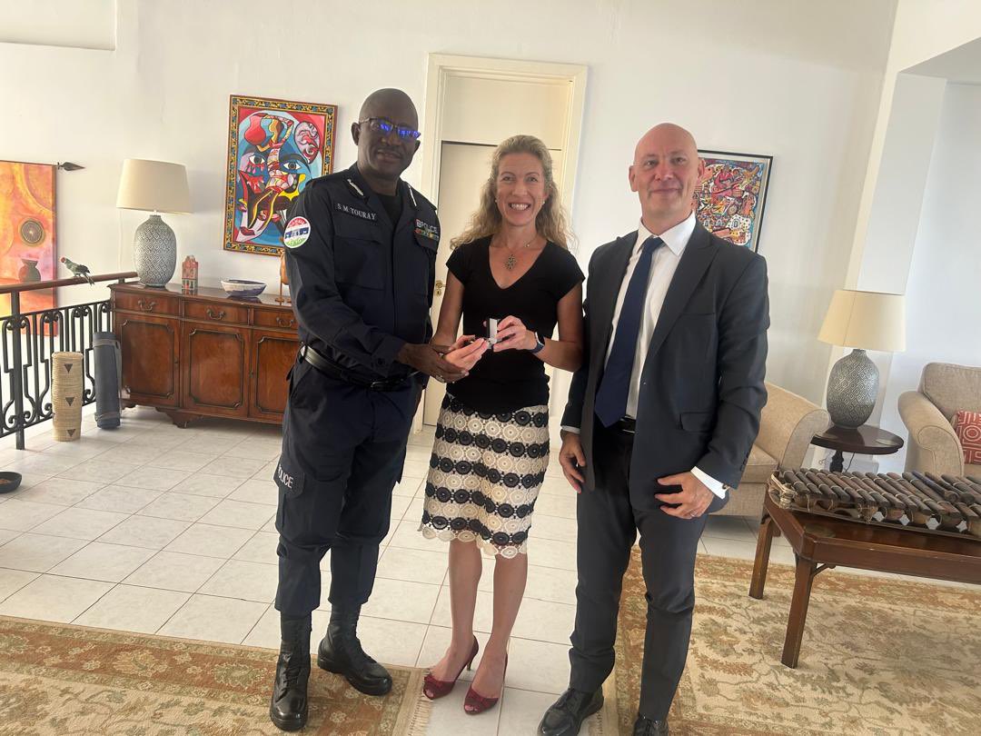 Harriet King (@hckingfcdo) on Twitter photo My dear friend the Inspector General of Police and my colleague from <a href="/NCA_UK/">National Crime Agency (NCA)</a> celebrated our growing partnership on combatting crime here in #TheGambia. <a href="/GambiaForce/">The Gambia Police Force</a>. <a href="/UKinTheGambia/">UK In The Gambia🇬🇧🇬🇲</a>. My dear friend the Inspector General of Police and my colleague from <a href="/NCA_UK/">National Crime Agency (NCA)</a> celebrated our growing partnership on combatting crime here in #TheGambia. <a href="/GambiaForce/">The Gambia Police Force</a>. <a href="/UKinTheGambia/">UK In The Gambia🇬🇧🇬🇲</a>.