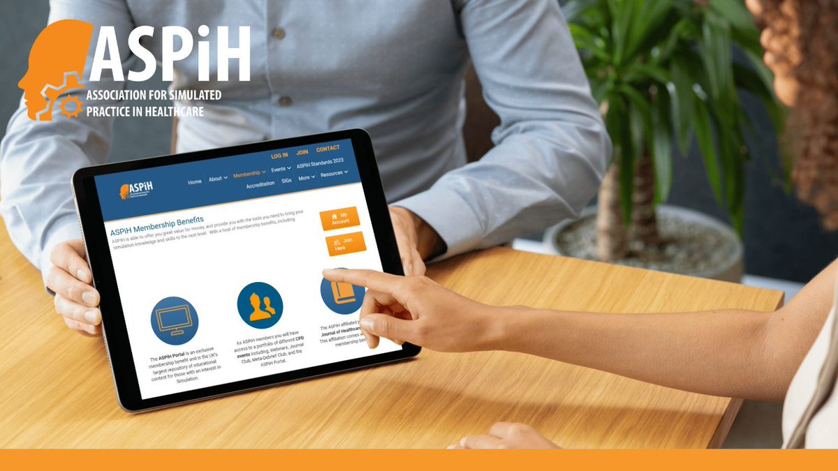 Wondering if you should become an #ASPiH member? 

You will join a fantastic community of educators, facilitators and technicians, and receive an array of other benefits

Find out more and join today! buff.ly/3z2zFfl
 
#Simulation #MemberBenefit